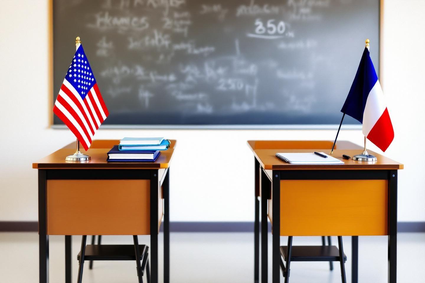 Système scolaire américain vs français : comparaison complète